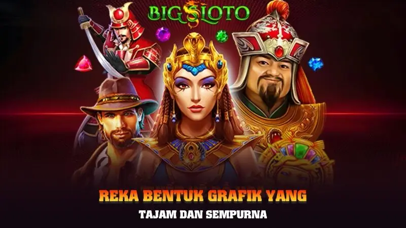Reka bentuk grafik yang tajam dan sempurna