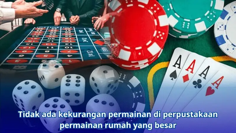 Tidak ada kekurangan permainan di perpustakaan permainan rumah yang besar
